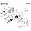 Ryobi PD161VR Spare Parts List Type: 1000013713